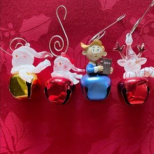 Jingle Buddies Christmas Ornaments Lot of 4